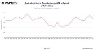 Agriculture Sector Contribution to GDP in Brunei (1990-2022)