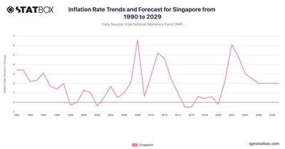 Inflation Rate Trends and Forecast for Singapore from 1990 to 2029