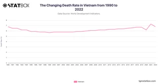 The Changing Death Rate in Vietnam from 1990 to 2022