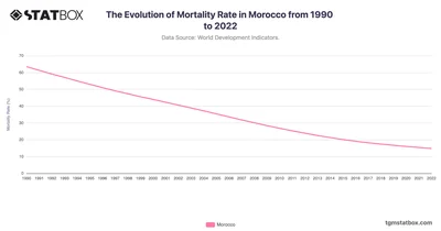 The Evolution of Mortality Rate in Morocco from 1990 to 2022
