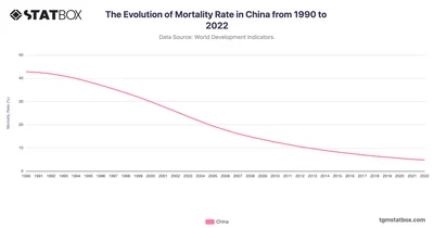 The Evolution of Mortality Rate in China from 1990 to 2022