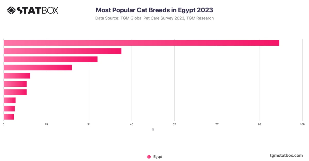 Most Popular Cat Breeds in Egypt 2023