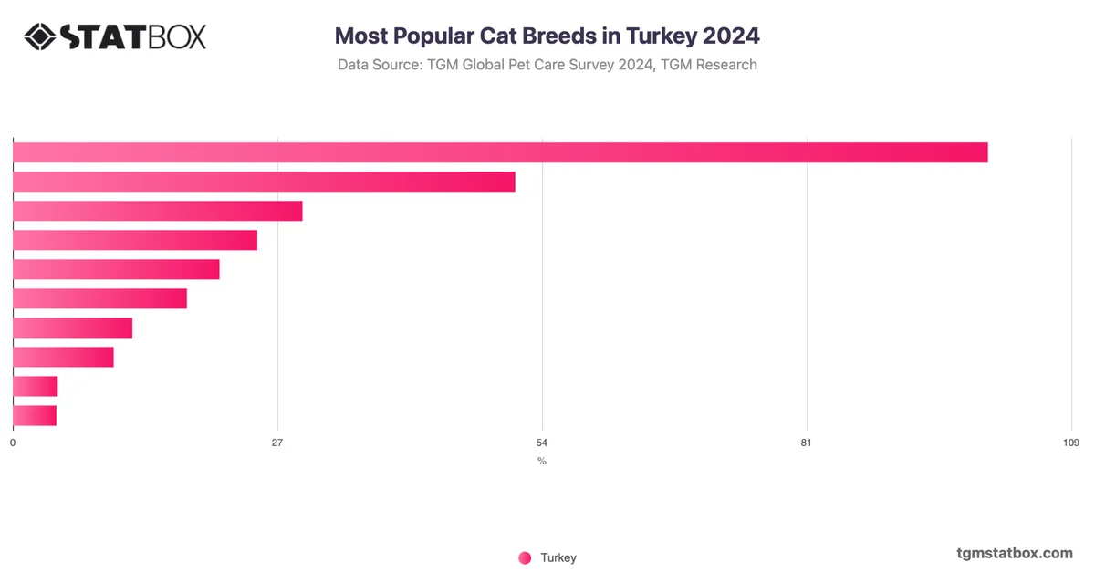 Most Popular Cat Breeds in Turkey 2024