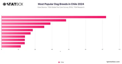 Most Popular Dog Breeds in Chile 2024