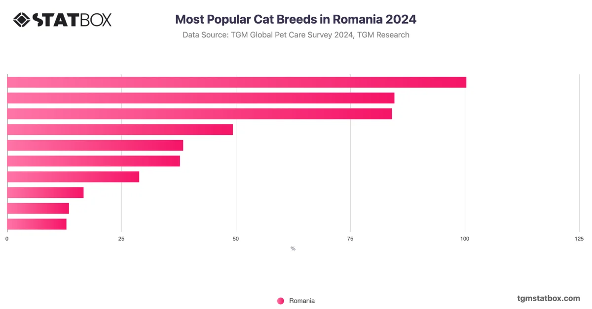 Most Popular Cat Breeds in Romania 2024