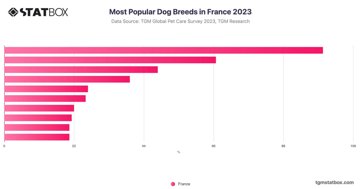 Most Popular Dog Breeds in France 2023