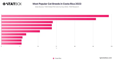 Most Popular Cat Breeds in Costa Rica 2023
