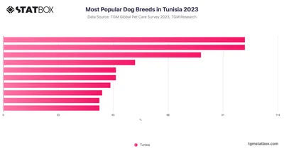 Most Popular Dog Breeds in Tunisia 2023