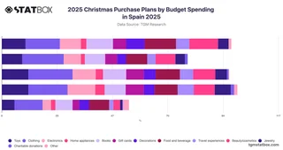 2025 Christmas Purchase Plans by Budget Spending in Spain 2025