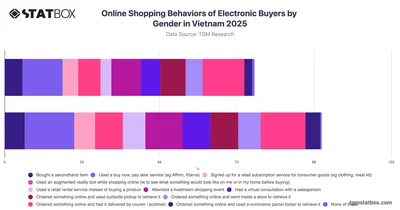 Online Shopping Behaviors of Electronic Buyers by Gender in Vietnam 2025